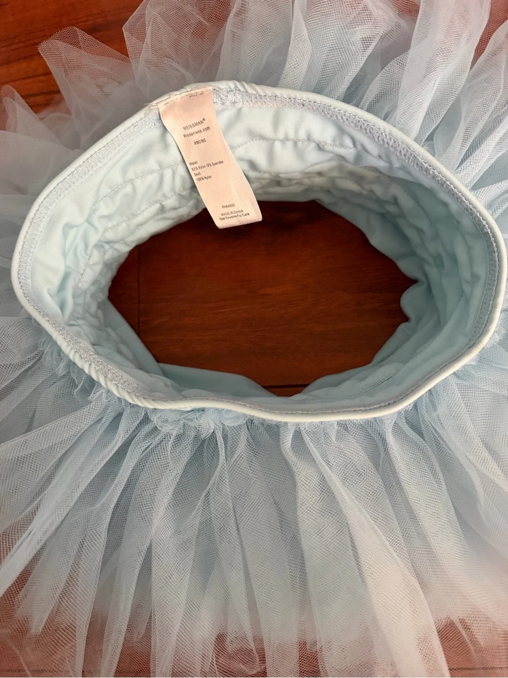 Weissman Light Blue Tutu Ballet Dress for Kids Size SC